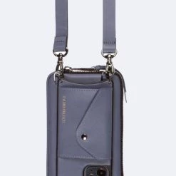 Bandolier Plain Leather IPhone 8 IPhone 8 Plus IPhone X IPhone XS For Women Blue Smoke/silver X Iphone 13 -Bandolier Online Shop org 5473