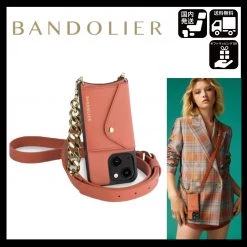 Bandolier Unisex Plain Leather Logo IPhone 13 IPhone 13 Mini For Women Clay X Iphone13mini