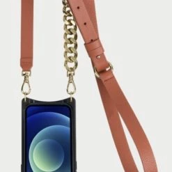 Bandolier Unisex Plain Leather Logo IPhone 13 IPhone 13 Mini For Women Clay X Iphone13mini -Bandolier Online Shop org 5497
