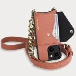 Bandolier Unisex Plain Leather Logo IPhone 13 IPhone 13 Mini For Women Clay X Iphone13mini -Bandolier Online Shop org 5500