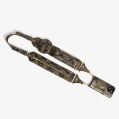 Bandolier Unisex Leather Python Co-ord IPhone 13 IPhone 13 Mini For Women Brown Snake/gold X Iphone 13 Pro -Bandolier Online Shop org 5503