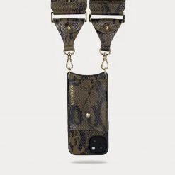 Bandolier Unisex Leather Python Co-ord IPhone 13 IPhone 13 Mini For Women Brown Snake/gold X Iphone 13 Pro -Bandolier Online Shop org 5511