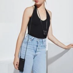 Bandolier Chain Plain Leather IPhone 8 IPhone 8 Plus IPhone X For Women Black/pewter X Iphone X/xs -Bandolier Online Shop org 5530