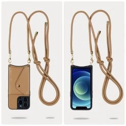 Bandolier Plain Leather Logo IPhone 13 IPhone 13 Mini IPhone 13 Pro For Women Tan/gold X Iphone13 Pro -Bandolier Online Shop org 5557
