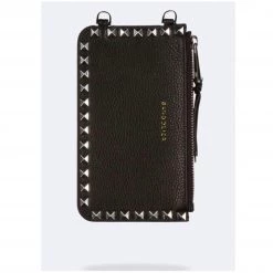Bandolier 2020-21FW Plain Leather Smart Phone Cases For Women Black/gold X Iphone 12 Pro Max -Bandolier Online Shop org 5570