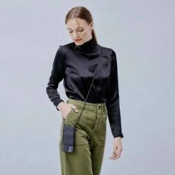 Bandolier Unisex Chain Plain Leather IPhone 8 IPhone 8 Plus IPhone X For Women Pewter/airpod 3 X Iphone Xs / X -Bandolier Online Shop org 5599