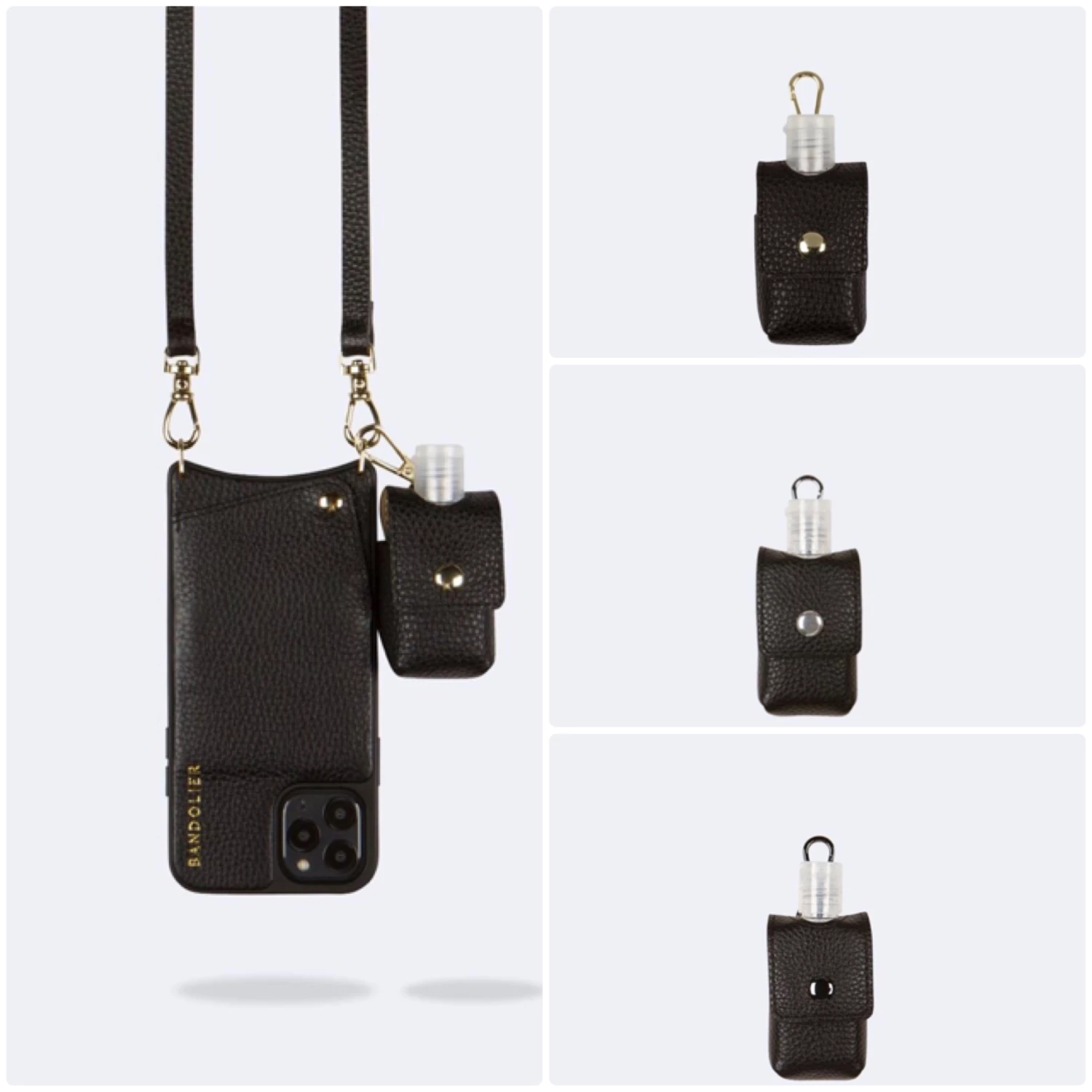 Bandolier 2021 SS Tech Accessories For Women Black/silver X One Size 1 Bandolier 2021 SS Tech Accessories For Women Black/silver X One Size