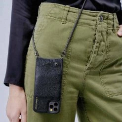 Bandolier Unisex Chain Plain Leather IPhone 8 IPhone 8 Plus IPhone X For Women Pewter/airpod 3 X Iphone Xs / X -Bandolier Online Shop org 5601