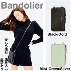 Bandolier Unisex Plain Leather IPhone 8 IPhone 8 Plus IPhone X For Women Black/gold X One Size