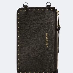 Bandolier Unisex Plain Leather IPhone 8 IPhone 8 Plus IPhone X For Women Black/gold X One Size -Bandolier Online Shop org 5615