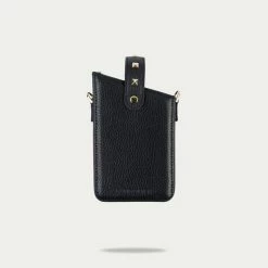 Bandolier Street Style Plain Logo Pouches & Cosmetic Bags For Women Black X One Size -Bandolier Online Shop org 5632