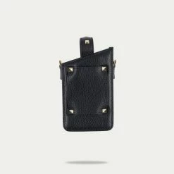 Bandolier Street Style Plain Logo Pouches & Cosmetic Bags For Women Black X One Size -Bandolier Online Shop org 5633