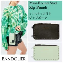 Bandolier 2020 Cruise Studded Plain Leather Logo Smart Phone Cases For Women Black/gold X One Size