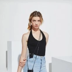 Bandolier 2020 SS Leather Logo Smart Phone Cases For Women ③black Croc/gold X One Size -Bandolier Online Shop org 5692