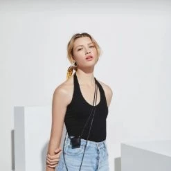 Bandolier 2020 SS Leather Logo Smart Phone Cases For Women ③black Croc/gold X One Size -Bandolier Online Shop org 5696