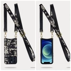 Bandolier Street Style Leather Logo IPhone 13 IPhone 13 Mini For Women Love Print/gold X Iphone13 Mini -Bandolier Online Shop org 5712