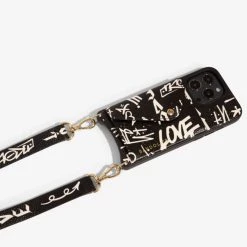 Bandolier Street Style Leather Logo IPhone 13 IPhone 13 Mini For Women Love Print/gold X Iphone13 Mini -Bandolier Online Shop org 5716