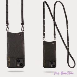 Bandolier Plain Leather IPhone 8 IPhone 8 Plus IPhone X IPhone XS For Women ③black/silver X ⑥iphone 12/12pro -Bandolier Online Shop org 5752