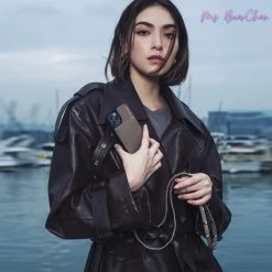 Bandolier Plain Leather IPhone 8 IPhone 8 Plus IPhone X IPhone XS For Women ③black/silver X ⑥iphone 12/12pro -Bandolier Online Shop org 5763