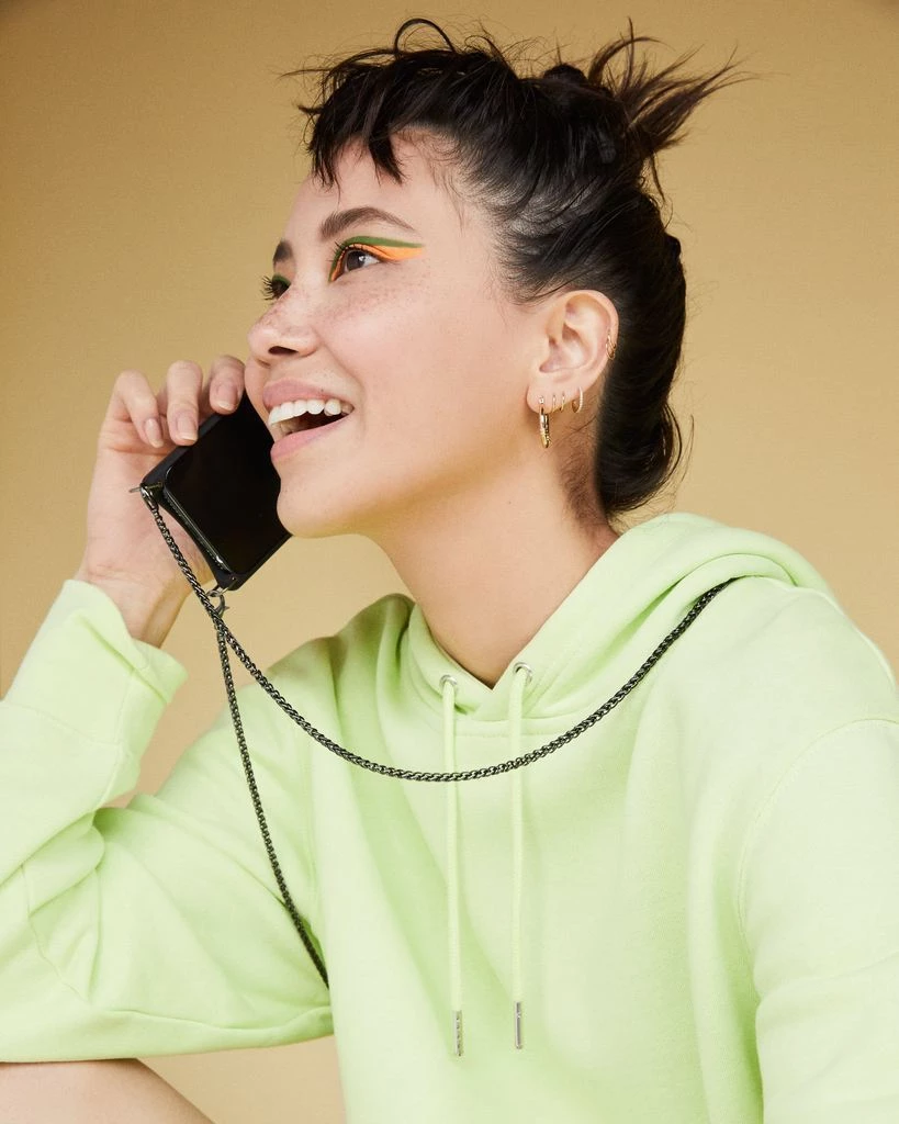 Bandolier Blended Fabrics Chain Plain IPhone 8 IPhone 8 Plus IPhone X For Women Creme/gold X 11 Pro Max 9 Bandolier Blended Fabrics Chain Plain IPhone 8 IPhone 8 Plus IPhone X For Women Creme/gold X 11 Pro Max - Image 9