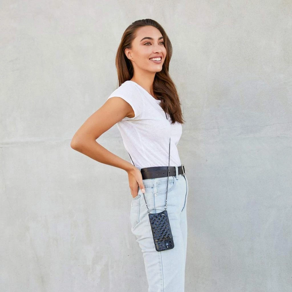 Bandolier Blended Fabrics Chain Plain IPhone 8 IPhone 8 Plus IPhone X For Women Creme/gold X 11 Pro Max 10 Bandolier Blended Fabrics Chain Plain IPhone 8 IPhone 8 Plus IPhone X For Women Creme/gold X 11 Pro Max - Image 10