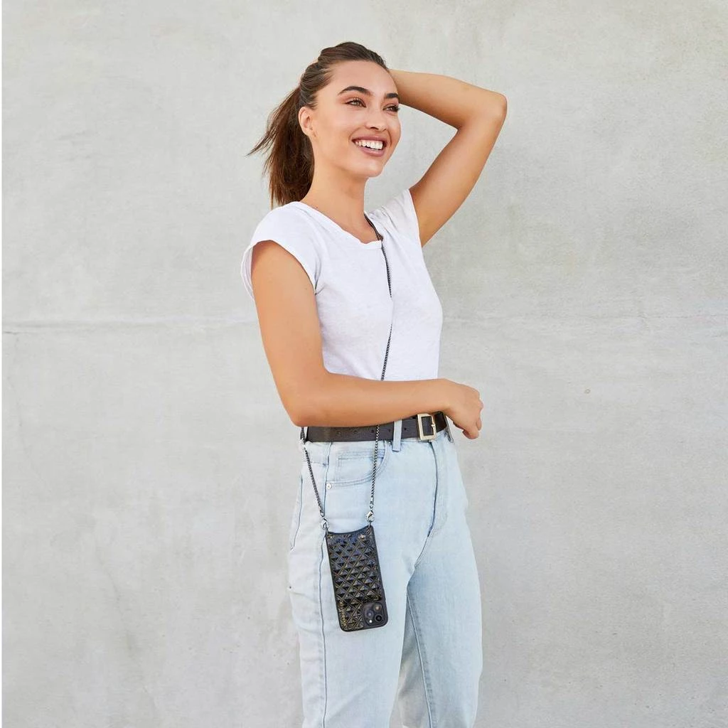 Bandolier Blended Fabrics Chain Plain IPhone 8 IPhone 8 Plus IPhone X For Women Creme/gold X 11 Pro Max 19 Bandolier Blended Fabrics Chain Plain IPhone 8 IPhone 8 Plus IPhone X For Women Creme/gold X 11 Pro Max - Image 19