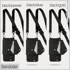 Bandolier Leather IPhone 8 IPhone 8 Plus IPhone X IPhone XS For Women Black/silver X Iphone Xsmax