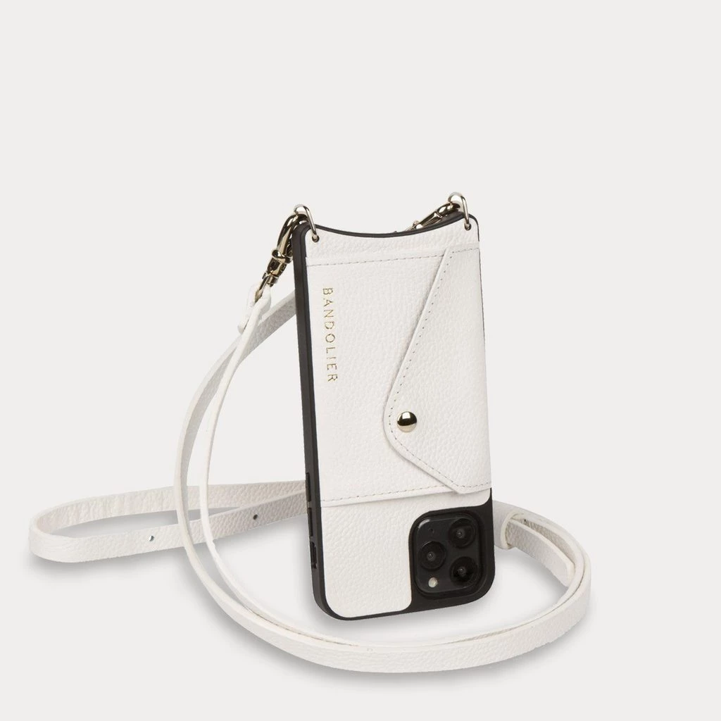 Bandolier Unisex Plain Leather IPhone 8 IPhone 8 Plus IPhone X Bridal For Women Ivory/gold X 13 Pro 2 Bandolier Unisex Plain Leather IPhone 8 IPhone 8 Plus IPhone X Bridal For Women Ivory/gold X 13 Pro - Image 2
