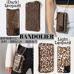 Bandolier NICOLE Leopard Patterns Unisex Leather IPhone 8 IPhone 8 Plus For Women Light Leopard X Iphone X / Xs