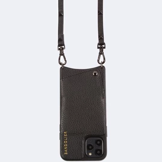 Bandolier Studded Plain Leather IPhone 8 IPhone 8 Plus IPhone X For Women Black/gold X Iphone X/xs 13 Bandolier Studded Plain Leather IPhone 8 IPhone 8 Plus IPhone X For Women Black/gold X Iphone X/xs - Image 13