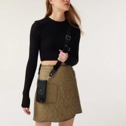 Bandolier Blended Fabrics Plain Logo IPhone 13 IPhone 13 Pro For Women Black/silver X Iphone 13 Pro Max -Bandolier Online Shop org 5986