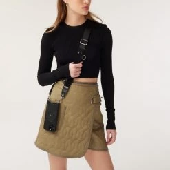 Bandolier Blended Fabrics Plain Logo IPhone 13 IPhone 13 Pro For Women Black/silver X Iphone 13 Pro Max -Bandolier Online Shop org 5988