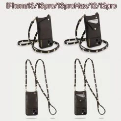 Bandolier Unisex Plain Leather Logo IPhone 13 IPhone 13 Mini For Women Black X Iphone13promax 6 Bandolier Unisex Plain Leather Logo IPhone 13 IPhone 13 Mini For Women Black X Iphone13promax -Bandolier Online Shop org 6019