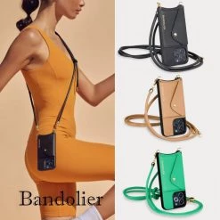 Bandolier Leather Logo IPhone 13 IPhone 13 Pro IPhone 13 Pro Max For Women Black/gold X Iphone 12 Pro Max
