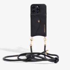 Bandolier Leather Logo IPhone 13 IPhone 13 Pro IPhone 13 Pro Max For Women Black/gold X Iphone 12 Pro Max -Bandolier Online Shop org 6047