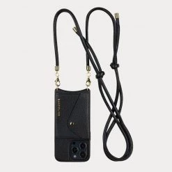 Bandolier Leather Logo IPhone 13 IPhone 13 Pro IPhone 13 Pro Max For Women Black/gold X Iphone 12 Pro Max -Bandolier Online Shop org 6059