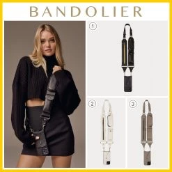 Bandolier EMMA 2021 SS Leather IPhone X IPhone XS IPhone XS Max IPhone XR For Women ①black/gold X Iphone 13 Pro