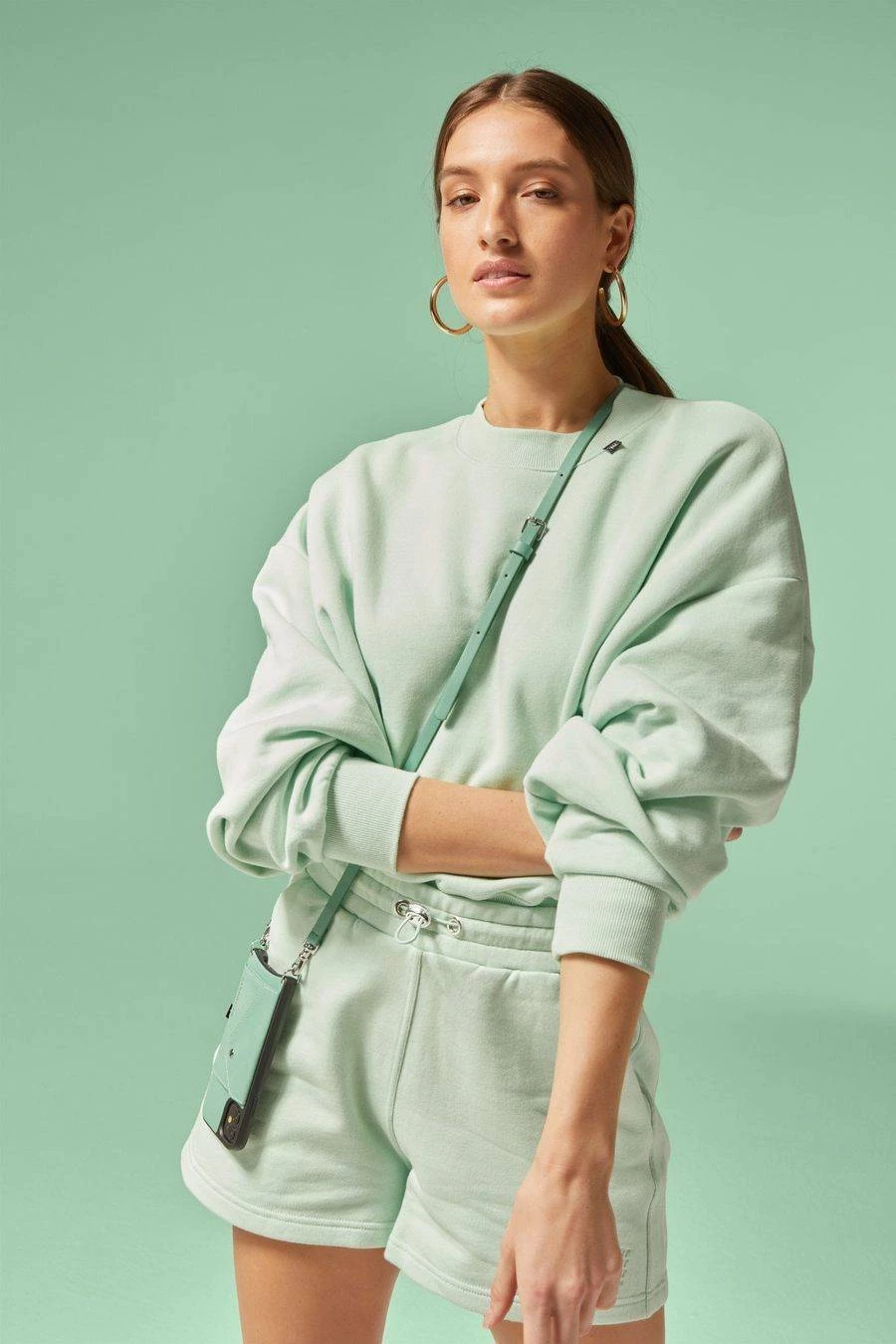 Bandolier 2021 SS Plain Leather IPhone X IPhone XS IPhone XS Max IPhone XR For Women Light Jade/silver X Iphone 12 Pro Max 9 Bandolier 2021 SS Plain Leather IPhone X IPhone XS IPhone XS Max IPhone XR For Women Light Jade/silver X Iphone 12 Pro Max - Image 9