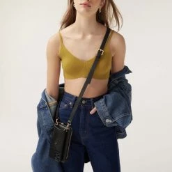 Bandolier Plain Leather IPhone 8 IPhone X IPhone XS IPhone XS Max Logo For Women Black/pewter X Iphone 12 Pro Max -Bandolier Online Shop org 6161