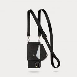 Bandolier Plain Leather IPhone 8 IPhone X IPhone XS IPhone XS Max Logo For Women Black/pewter X Iphone 12 Pro Max -Bandolier Online Shop org 6163