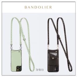 Bandolier NICOLE Street Style Plain IPhone 8 IPhone 8 Plus IPhone X IPhone XS For Women Mist Green/silver X Iphone 8 7 6/plus