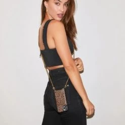 Bandolier 2021 SS Leather IPhone 8 Plus IPhone X IPhone XS IPhone XS Max Logo For Women ①dark Leopard X Iphone 13 Mini -Bandolier Online Shop org 6178