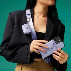 Bandolier Plain Leather Logo IPhone 13 IPhone 13 Pro IPhone 13 Pro Max For Women Coral/silver X Iphone 13 -Bandolier Online Shop org 6221