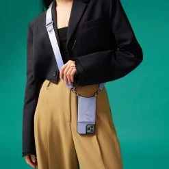 Bandolier Plain Leather Logo IPhone 13 IPhone 13 Pro IPhone 13 Pro Max For Women Coral/silver X Iphone 13 -Bandolier Online Shop org 6222