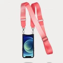 Bandolier Plain Leather Logo IPhone 13 IPhone 13 Pro IPhone 13 Pro Max For Women Coral/silver X Iphone 13 -Bandolier Online Shop org 6225