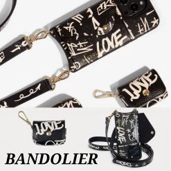 Bandolier Unisex Leather Co-ord IPhone 13 IPhone 13 Mini IPhone 13 Pro For Men Airpods Pro X Iphone 13 Pro