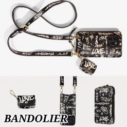 Bandolier Unisex Leather Co-ord IPhone 13 IPhone 13 Mini IPhone 13 Pro For Men Airpods Pro X Iphone 13 Pro