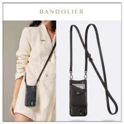 Bandolier EMMA Street Style Plain IPhone 8 IPhone 8 Plus IPhone X IPhone XS For Women Black/gold X Iphone 13 Pro -Bandolier Online Shop org 6323