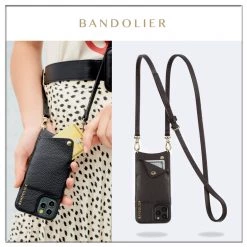 Bandolier EMMA Street Style Plain IPhone 8 IPhone 8 Plus IPhone X IPhone XS For Women Black/gold X Iphone 13 Pro -Bandolier Online Shop org 6324