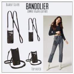 Bandolier EMMA Street Style Plain IPhone 8 IPhone 8 Plus IPhone X IPhone XS For Women Black/pewter X Iphone 13 Pro -Bandolier Online Shop org 6333